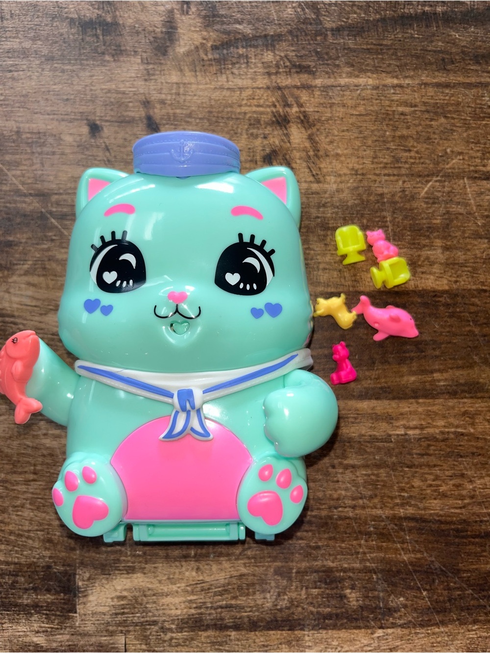 Mattel - Polly Pocket Pocket Set Sail Kitty Compact  COLLECTABLES